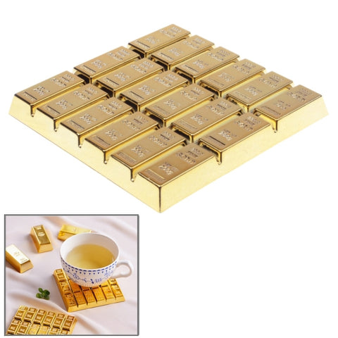Tapis isolant thermique antiscivolo en forme de barre d'or créative pour stoviglie, tapis d'isolation thermique en forme de barre d'or
