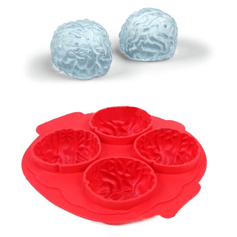 Vassoio pour cubes de ghiaccio en forme de Brain Freeze en silicone (consegna colore casuale), Brain Shape