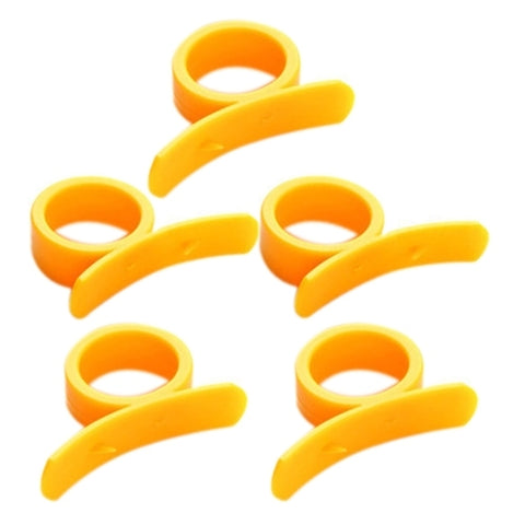100 pièces type anello limone arancia mandarino avril pelapatate affettatrice taglierina frutta rimozione pelle coltello aiutante, consegna colore casuale, 100 PCS Ring Type