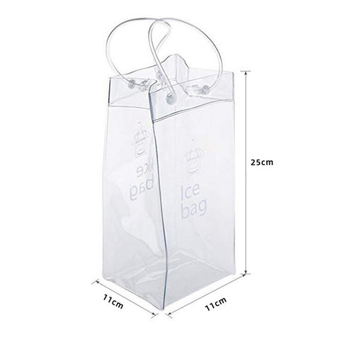 Sac pour le ghiaccio en PVC de haute qualité pour le vin, Sac à glace en PVC pour le vin
