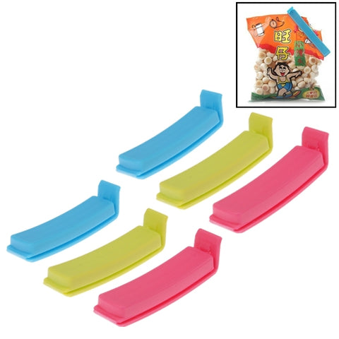 Clip pour sceller les sacs pour aliments de 6 personnes. Clip pour aliments sigillante, 6 PCS
