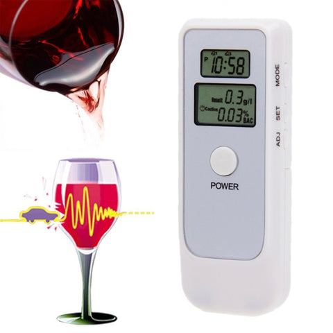 Doppio etilometro digitale con cordino, Alcohol Tester 1