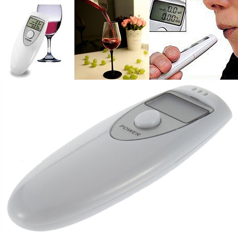 Etilomètre numérique avec écran LCD et alarme acoustique, testeur d'alcool 4