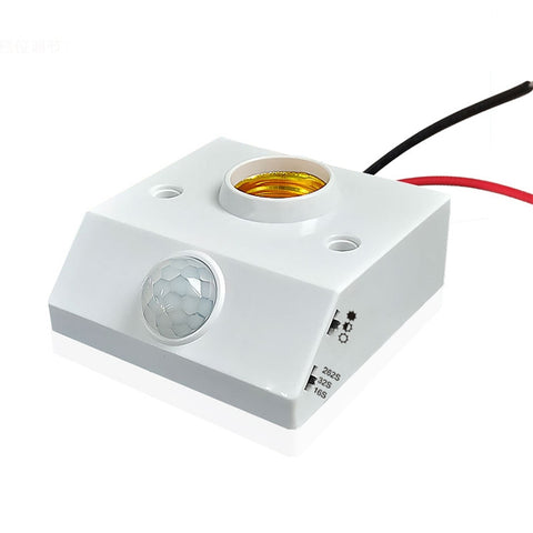 Portalampada con sensore di movimento umano R138, Adjustable