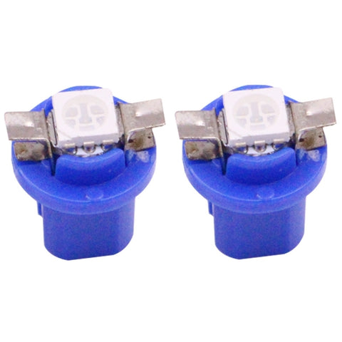 2 pièces B8.5 0.2W 12LM 1 LED SMD 5050 Lampe LED pour instrument de cuisine, DC 12V, 0.2W B8.5