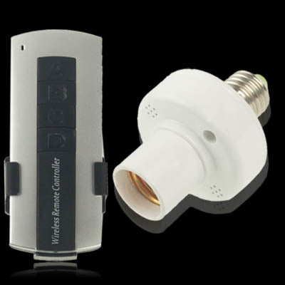Lampada per telecomando wireless E27, telecomando a 360 gradi (gamma completa).