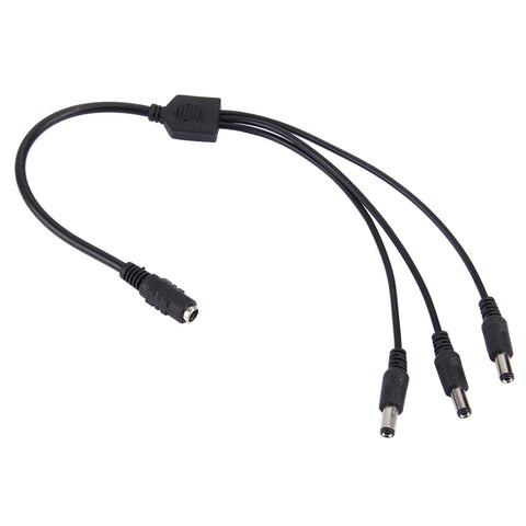 Cavo connettore da cilindro femmina a 3 cilindri maschio da 5,5 x 2,1 mm per controller luci LED