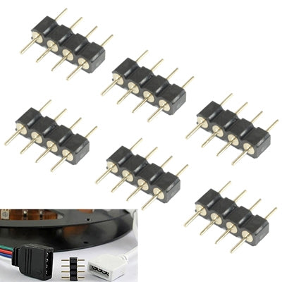Connettore maschio a 4 pin per striscia luminosa LED RGB SMD
