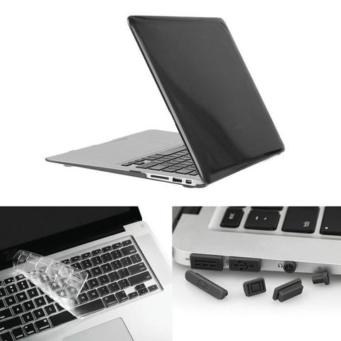 ENKAY per MacBook Air 11,6 pollici (versione USA) / A1370 / A1465 Hat-Prince 3 in 1 Custodia protettiva in plastica rigida con guscio di cristallo con protezione per tastiera e tappo antipolvere per porta