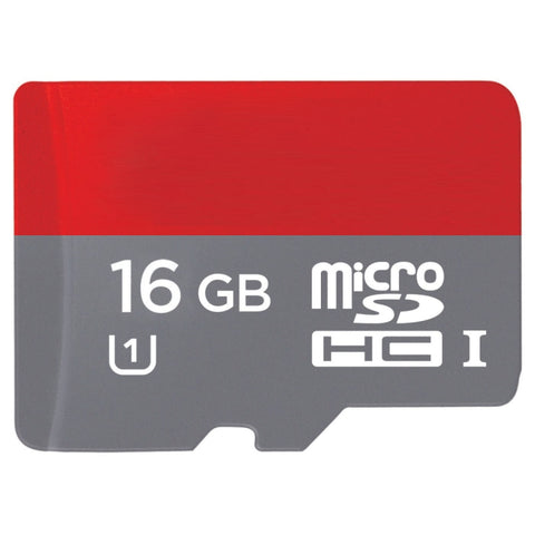 Schéma de mémoire à haute vitesse Classe 10 TF/Micro SDHC UHS-1(U1) de 16 Go, lecture : 15 Mo/s, lecture : 30 Mo/s (capacité réelle à 100 %), 16 Go