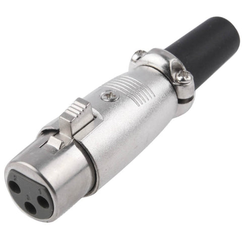Adattatore connettore microfono XLR femmina a 3 pin, Female Plug