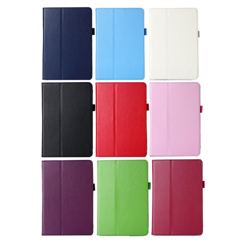 Custodia protettiva in pelle PU con trama orizzontale Litchi con supporto per iPad mini 4, For iPad mini 4