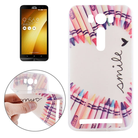 Custodia protettiva in TPU morbido con motivo floreale ultrasottile per Asus Zenfone 2 Laser / ZE500KL 5.0 pollici, For Zenfone 2 Laser ZE500KL