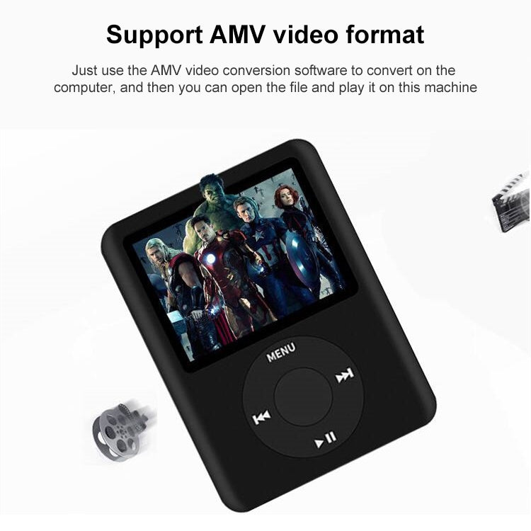 Compact 1.8 Inch MP4 Player with FM Radio and E-Book Support