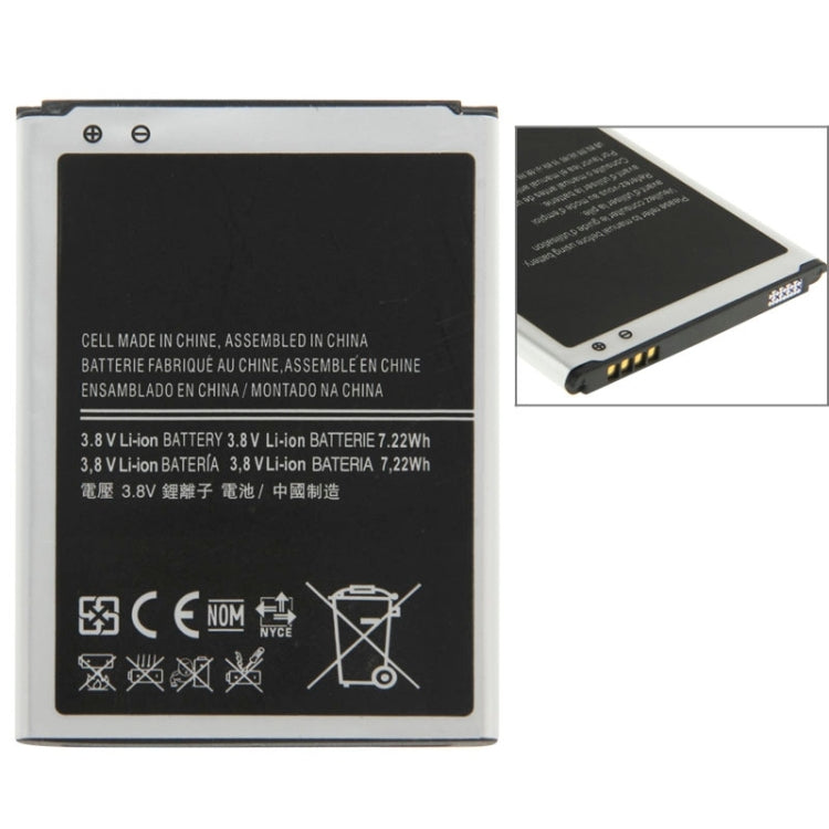 1900mAh Rechargeable Battery for Galaxy S4 Mini - Reliable