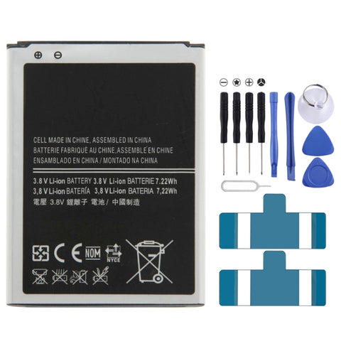 Batteria ricaricabile 1900 mAh agli ioni di litio per Galaxy S4 Mini