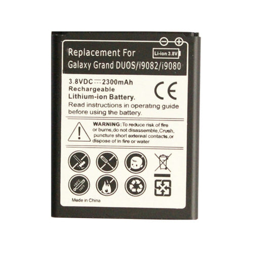 2300mAh Replacement Battery for Galaxy Grand DUOS i9082