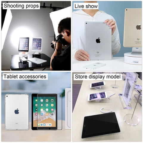 Per iPad Air 2 Modello di display fittizio falso non funzionante con schermo scuro, iPad Air 2 Dark Screen Grey, iPad Air 2 Dark Screen Gold, iPad Air 2 Dark Screen Silver