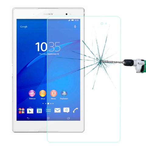 Pellicola in vetro temperato antideflagrante 0,4 mm 9H+ durezza superficiale 2,5D per Sony Xperia Z3 Tablet Compact