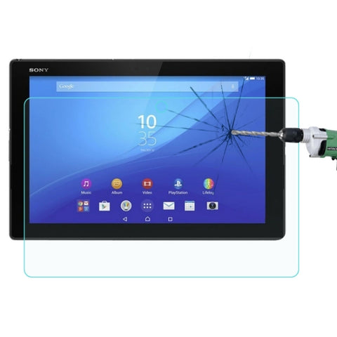 Proteggi schermo in vetro temperato antideflagrante da 0,4 mm 9H+ durezza superficiale 2.5D per tablet Sony Xperia Z4