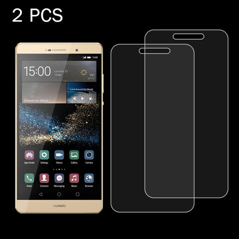 2 PZ per Huawei P8 0,26mm 9H Durezza superficiale 2.5D Pellicola per schermo in vetro temperato antideflagrante, 2pcs