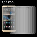 100 PCS for Huawei P8 0.26mm 9H Surface Hardness 2.5D Explosion-proof Tempered Glass Screen Film, 100pcs