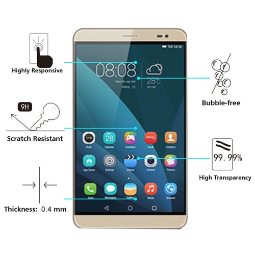 100 PCS Huawei MediaPad X2 Tempered Glass Screen Protectors