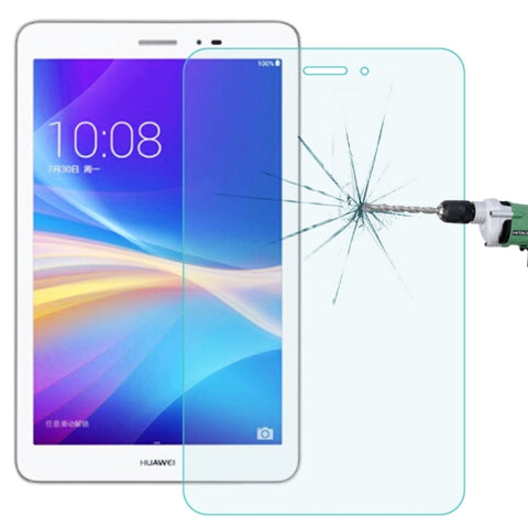 LOPURS 0.4mm 9H+ Durezza superficiale 2.5D Pellicola in vetro temperato antideflagrante per Huawei MediaPad T1 8.0