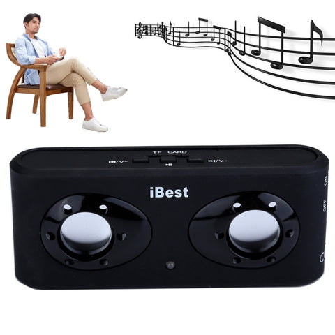 iBest Altoparlante stereo portatile ricaricabile