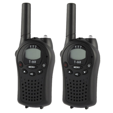 Ensemble talkie-walkie T-668 400-470 MHz avec 1,0 pouces LCD 8/20/22 canaux