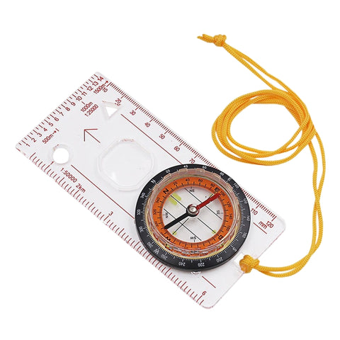 Bussola 2 en 1 avec instrument de survie d'émergence pour le cordon de mise en œuvre de la carte, 2 en 1
