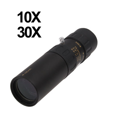 Télescope monoculaire de 10-30 x 25 mm pour pied en spalla/escursionismo, 10-30x25