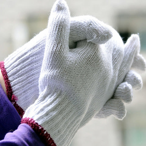 Guanti da lavoro/Guanti en coton résistant à l'usure, 1 paire