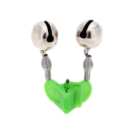 10 accessori da pesca, campanelli gemelli, clip su canna da pesca, allarme esca da pesca, consegna colore casuale, Fishing Bait Alarm
