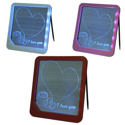 Tabellone per messaggi a LED con luce di visualizzazione per scritte, dimensioni: 225x200x22 mm, LED Message Board