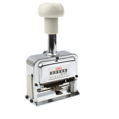 Numeratore automatico in materiale metallico ad alte prestazioni (codice 12), 12 Code