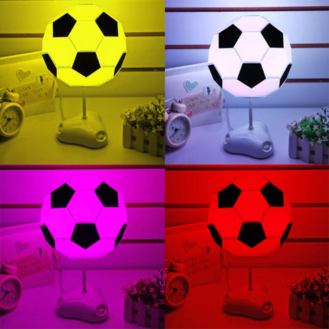 Lampada da comodino colorata con lampada da notte/lampada da tavolo con fascino fatto a mano tramite USB