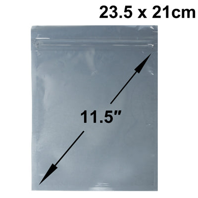 Borsa antistatica con chiusura a zip da 100 x 11,5 pollici, dimensioni: 23,5 x 21 cm (100 pezzi in una confezione, il prezzo è per 100 pezzi)