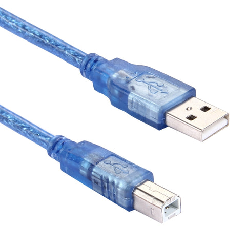 Cavo USB 2.0 normal de AM à BM, avec 2 noyaux, longueur : 1,8 m (bleu)