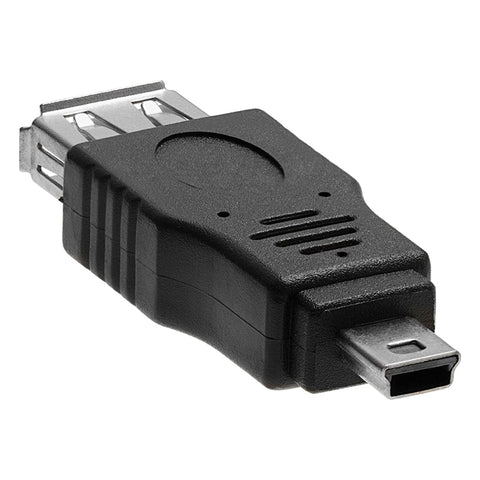Adaptateur USB 2.0 féminin vers Mini USB 5 broches mâle (fonction OTG)
