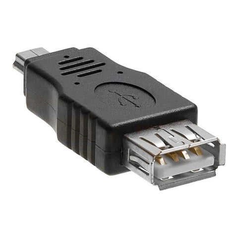 Adaptateur USB 2.0 féminin vers Mini USB 5 broches mâle (fonction OTG)