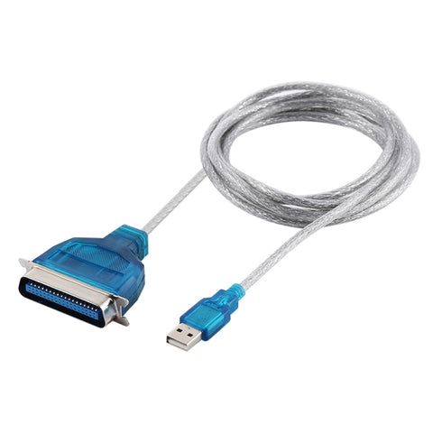 Cavo di stampa USB 2.0 a IEEE1284, lunghezza: 1,5 m, USB 2.0 a IEEE1284 (Blu)