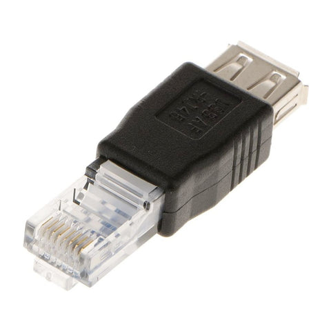 Adattatore RJ45 Maschio a USB per Connessione Facile