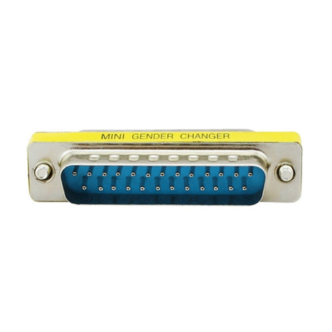 Adaptateur mini-changement genre DB25 de 25 broches maschio à maschio