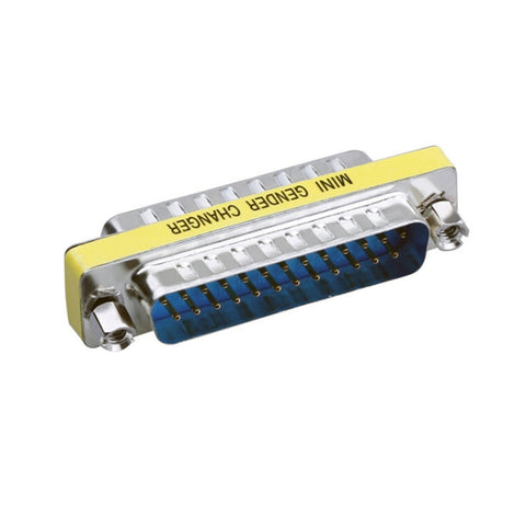 Adaptateur mini-changement genre DB25 de 25 broches maschio à maschio