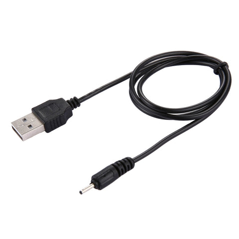 Cavo di ricarica USB CC, lunghezza: 65 cm, 2.0mm, Black