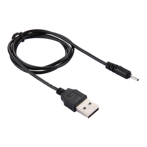 Cavo di ricarica USB CC, lunghezza: 65 cm, 2.0mm, Black