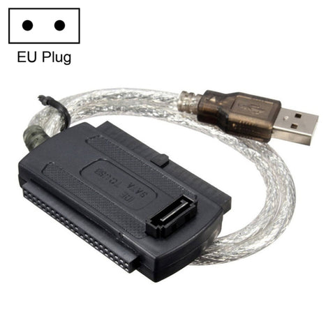 Cavo USB 2.0 a IDE e SATA Lunghezza cavo: circa 55 cm, USB 2.0 to IDE & SATA (EU Plug), USB 2.0 to IDE & SATA (UK Plug)