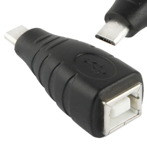 Adattatore Micro USB maschio a USB BF, USB B Female