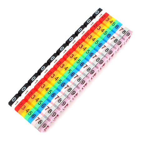 Cavo colorato RJ45 RJ11 RJ12 avec étiquette de 100 pièces